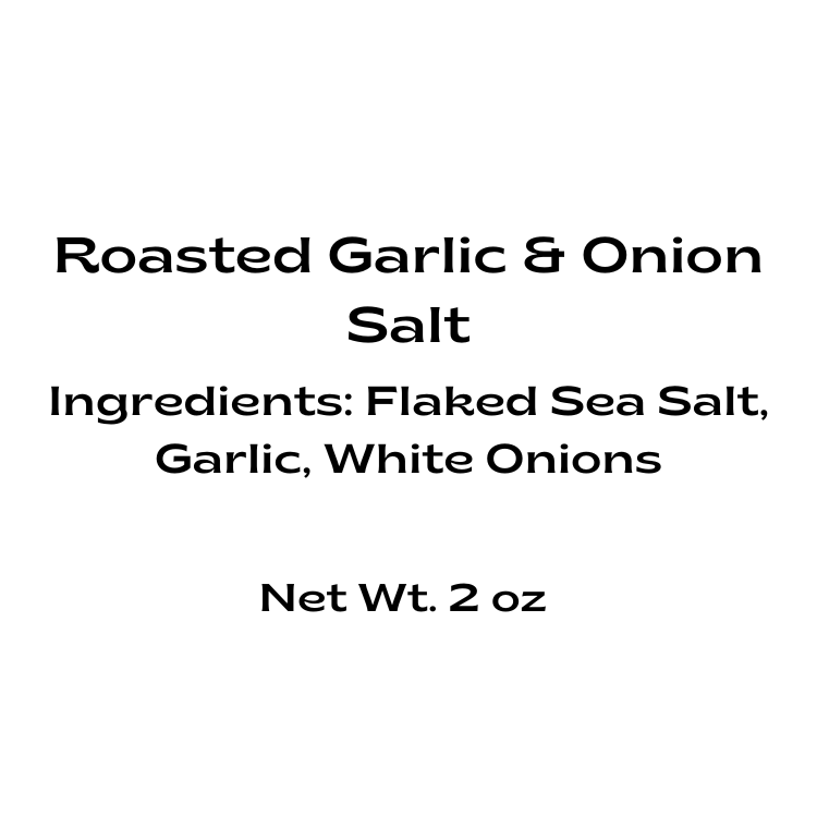 Roasted Garlic and Onion Salt 2 oz.