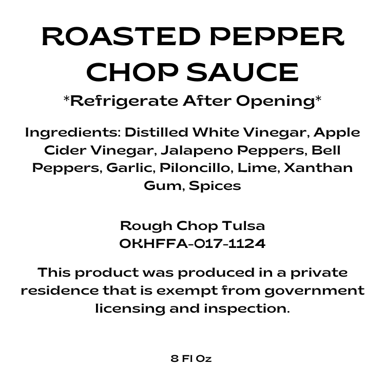 Roasted Pepper Chop Sauce