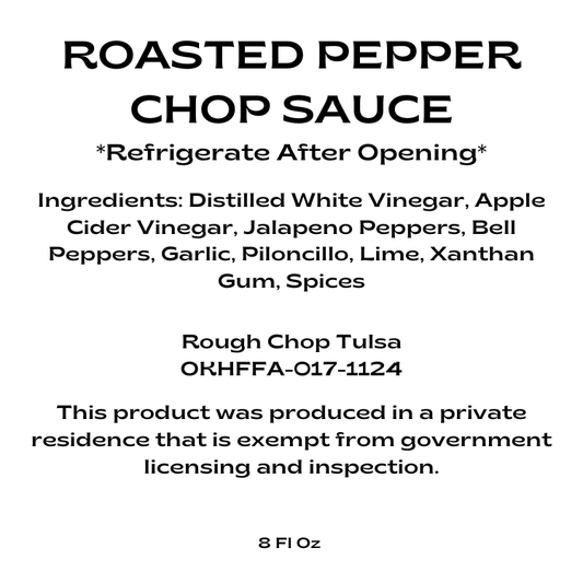 Roasted Pepper Chop Sauce