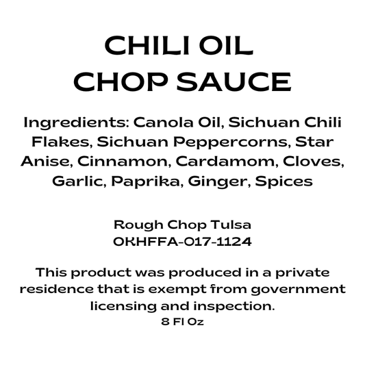 Chili Oil Chop Sauce